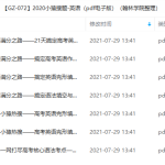 2020小猿搜题-高中英语(pdf电子版)完型填空作文突破
